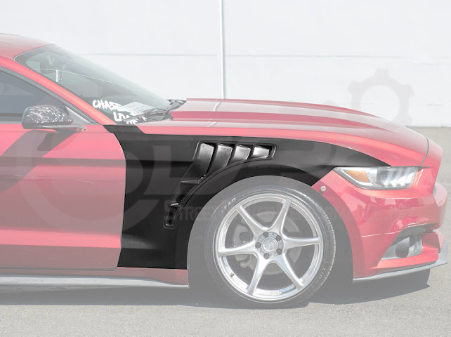 2015-2017 MUSTANG | GT500 KR STYLE FRONT VENTED FENDERS
